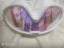 佑游泳鏡眼鏡帶耳塞泳帽防水防霧高清大框游泳鏡六件套60216 白色炫彩 曬單實(shí)拍圖