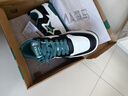 森馬板鞋男秋季新款潮流運動(dòng)鞋男款百搭小白休閑跑步鞋子男鞋 白綠 42 曬單實(shí)拍圖
