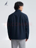 諾帝卡（NAUTICA）男裝26春秋新款經(jīng)典商務(wù)翻領(lǐng)夾克男JE6103 藏青色4NV M 曬單實(shí)拍圖