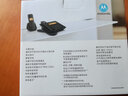 摩托羅拉（Motorola）電話(huà)機座機 固定電話(huà) 大屏幕  高清免提 語(yǔ)音報號 雙接口   無(wú)繩子母機無(wú)線(xiàn)電話(huà) C2601C黑色 曬單實(shí)拍圖