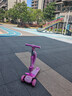 麥斯卡（Mesuca）兒童滑板車(chē)可坐可推可滑二合一多功能學(xué)步車(chē)閃光折疊調高度 曬單實(shí)拍圖