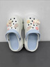 百慕傾臣洞洞鞋女款2026新款夏季外穿厚底eva防滑防臭足弓支撐涼拖鞋女士 白藍【小貓小魚(yú)】 38-39 標準碼（內長(cháng)245mm） 曬單實(shí)拍圖