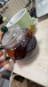 北大史（BEIDASHI）玻璃茶壺泡茶壺耐熱玻璃彩把花茶壺綠茶壺玻璃壺功夫小茶壺單壺 品茗壺260ML 曬單實(shí)拍圖