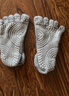 yottoy瑜伽襪五指普拉提襪子夏季防滑分指女舞蹈襪 淺云灰 曬單實(shí)拍圖