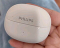 飛利浦（PHILIPS）藍牙耳機耳夾式骨傳導概念無(wú)線(xiàn)輕量款開(kāi)放式重低音運動(dòng)跑步降噪掛耳適用蘋(píng)果華為小米TAQ2020-米白 曬單實(shí)拍圖