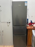 HYUNDAI（韓國現代）大容量雙開(kāi)門(mén)二門(mén)冰箱 家用中型小型電冰箱冷凍冷藏租房宿舍節能省電 242L灰【一級能效+三門(mén)三溫】 曬單實(shí)拍圖
