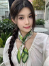 CRANTA KOMEIA真絲絲巾女2026新款桑蠶絲小方巾領(lǐng)巾圍脖媽媽生日禮物送女生女友 米色 高級感送老婆女朋友實(shí)用高檔 曬單實(shí)拍圖