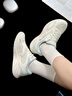 安踏（ANTA）星云2女鞋運動(dòng)鞋子女春季新款網(wǎng)面軟底透氣跑步鞋通勤百搭休閑鞋 象牙白/冰晶綠 【星云2.0-店長(cháng)推薦】 37.5 【官方正品】 曬單實(shí)拍圖