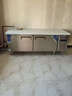 美凌美智能三代操作臺冷藏冷凍冰柜工作臺商用平冷廚房保鮮雙溫水吧臺案板兩用臥式雙開(kāi)門(mén)冰箱一體 【雙溫款】2M-0.8M-0.8M左冷藏右冷凍 曬單實(shí)拍圖