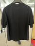 VETEMENTS經(jīng)典極簡(jiǎn)風(fēng) 26年春夏新款標簽印花短袖t恤輕奢高檔端寬松潮牌半袖 黑色 M 曬單實(shí)拍圖