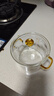 格娜斯玻璃蒸蛋碗寶寶蒸雞蛋羹雙耳隔水燉盅帶蓋玻璃碗燕窩甜品碗帶刻度 曬單實(shí)拍圖