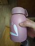 【京東物流送貨上門(mén)】萌萌兔卡通水杯女牛奶玻璃杯創(chuàng  )意便攜杯子 粉色萌萌兔 330ml 1只 曬單實(shí)拍圖