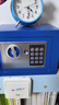 保險箱存錢(qián)罐保險柜密碼箱密碼鎖虎牌同款小型密碼鎖兒童存錢(qián)罐可存可取防盜保險柜家用保險箱家用 小保險-電子密碼-藍-投幣 230mm*170mm*170mm 曬單實(shí)拍圖