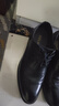 百麗男鞋商務(wù)正裝休閑增高真皮鞋A0917 黑色-內增高 41 曬單實(shí)拍圖