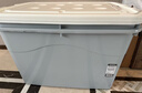 SPACEXPERT 衣物收納箱車(chē)載塑料整理箱帶輪外體積210L 80*58*46cm 灰色1個(gè)裝 曬單實(shí)拍圖