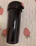 特百惠（Tupperware）茶韻500ml塑料杯男女士學(xué)生運動(dòng)水杯子大容量泡茶杯 酷炫黑 曬單實(shí)拍圖