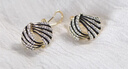 寶曼丹 BORMENDAM條紋耳環(huán)女氣質(zhì)優(yōu)雅風(fēng)時(shí)尚百搭輕奢高級感小眾鑲鉆耳飾耳釘送禮物 條紋水鉆 曬單實(shí)拍圖
