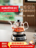 金灶（KAMJOVE）熱壓式噴淋式煮茶器 壺茶泡茶壺茶具0.8L玻璃養生煮茶壺A-96 曬單實(shí)拍圖