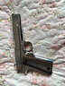 新款6.0版牛頭六代1911鎢鋼可bb發(fā)射器軟彈玩具裝飾擺件模型 十代AQK1911（電鍍銀）六件套 曬單實(shí)拍圖