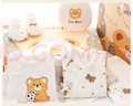 愛(ài)寶適嬰兒衣服禮盒新生兒衣服純棉滿(mǎn)月禮寶寶百天元旦新年禮小熊 N028 曬單實(shí)拍圖