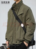 馬克華菲（MARK FAIRWHALE）夾克男士春秋季立領(lǐng)工裝外套男休閑戶(hù)外男裝上衣服 軍綠色 3XL 曬單實(shí)拍圖