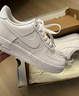耐克NIKE女空軍一號AF1 運動(dòng)鞋DD8959-100白38 曬單實(shí)拍圖