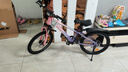 鳳凰官方旗艦店兒童自行車(chē)男女變速青少年學(xué)生山地車(chē)碟剎賽車(chē) 星際 粉紫【單速】輻條輪 20寸【適合125-160cm】 曬單實(shí)拍圖