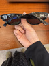 CAPONI復古貓眼GM墨鏡男女士偏光太陽(yáng)鏡防紫外線(xiàn)開(kāi)車(chē)駕駛眼鏡防曬高級感 曬單實(shí)拍圖