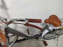 永久自行車(chē)青少年男女學(xué)生成人城市通勤車(chē)輕便代步車(chē)淑女腳踏車(chē)單車(chē) 深灰色 7速 高碳鋼 輻條輪 黑胎 26英寸（建議155-180cm） 曬單實(shí)拍圖