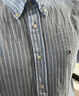 Tommy Hilfiger26春夏新款男裝亞麻休閑通勤度假風(fēng)條紋純色長(cháng)袖襯衫外套 【條紋亞麻】藍白條紋0A5 M （推薦：135-150斤） 曬單實(shí)拍圖