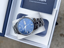 冠琴（GUANQIN）手表男全自動(dòng)機械表防水夜光男士手表商務(wù)高檔男表生日禮物送男友 升級版/銀藍鋼帶/終身保 曬單實(shí)拍圖