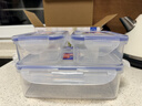 樂(lè )扣樂(lè )扣（LOCK&LOCK）塑料密封保鮮盒套裝廚房冷凍保鮮儲物收納盒3件套 曬單實(shí)拍圖