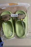 土豆屋兒童拖鞋中大童小孩室內外防滑軟底親子卡皮巴拉涼拖鞋 綠色38碼 曬單實(shí)拍圖