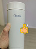 美的（Midea）便攜式電熱水杯 電熱水壺 保溫燒水杯 350ml迷你便攜式旅行出差 智能恒溫加熱杯 316L不銹鋼 0.35L 【精準控溫】MK-DB35X22 曬單實(shí)拍圖