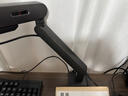 AOC 顯示器支架電腦支架電腦增高架顯示器機械臂電腦桌支架螺旋升降機械彈簧顯示屏支架 AM402G銀翼灰 曬單實(shí)拍圖