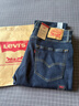 Levi's李維斯新品男士502經(jīng)典低腰錐形簡(jiǎn)約復古牛仔長(cháng)褲修飾腿型 深藍色 32 (32) 曬單實(shí)拍圖