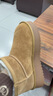 紅蜻蜓雪地靴秋冬厚底增高加絨百搭棉鞋保暖短靴女靴WTC45787駝色39 曬單實(shí)拍圖