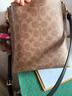蔻馳（COACH）【品牌直供】女士奢侈品MOLLIE小號斜挎水桶包CBQ33禮物 曬單實(shí)拍圖