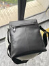 袋鼠真皮斜挎包男士包包單肩包2026新款牛皮包通勤男包商務(wù)公文包 款式一【細紋頭層牛皮】 曬單實(shí)拍圖