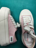 紅蜻蜓休閑板鞋春夏女鞋厚底增高學(xué)生鞋帆布鞋女WTB25067 粉色 37 曬單實(shí)拍圖