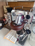 格米萊（Gemilai）貓頭鷹G3006H咖啡機 家用半自動(dòng)咖啡機小家電意式濃縮 雙泵雙加熱 【咖磨套裝】3006H水鏡銀+9015C平刀 曬單實(shí)拍圖