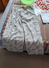 蕉下漁冰絲水墨闊腿褲女夏季高腰顯瘦垂感雪紡扎染國風(fēng)慵懶休閑防蚊防曬 晚杏款 常規 M 95-110斤 曬單實(shí)拍圖