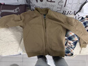新款飛行員戶(hù)外外套男短款寬松大碼工裝棒球服男士春秋款休閑夾克 卡其色 L 【建議120-140斤】 曬單實(shí)拍圖