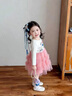 G.duck小黃鴨女童連衣裙夏季兒童公主裙朱迪兔子警官服裝春秋女孩網(wǎng)紗裙 粉色夏款 90 90碼建議80-90cm1歲半-2歲 曬單實(shí)拍圖
