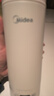 美的（Midea）便攜電熱水杯加熱杯電熱水壺保溫燒水杯350ml迷你旅行出差沖奶泡茶智能恒溫316L不銹鋼MK-DB35X22 曬單實(shí)拍圖