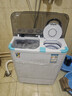 小鴨【官方店】半自動(dòng)洗衣機迷你小型波輪大容量租房宿舍家用雙桶雙缸分區脫水甩干老式強力去污 8.5KG  洗5.5+脫3.0+強勁電機終身聯(lián)保 雙缸 曬單實(shí)拍圖