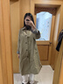 UR【鐘楚曦同款】秋季新款女裝流光風(fēng)腰帶風(fēng)衣外套UWH150081 卡其 S 曬單實(shí)拍圖
