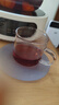 玻璃茶杯水杯小把杯加厚耐熱套裝禮物茶具品茗杯家用待客 100ml【1只裝】 曬單實(shí)拍圖