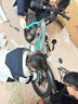 鳳凰兒童自行車(chē)兒童山地學(xué)生車(chē)小孩單車(chē)帶輔助輪3-6-10-12歲小中大童 天青藍丨單速輻條輪+雙碟剎+禮包 18寸（適合身高115-130cm） 曬單實(shí)拍圖