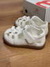 牧童寶寶皮涼鞋夏季鏤空輕便女寶寶學(xué)步鞋軟底甜美公主鞋 牛乳米23 曬單實(shí)拍圖